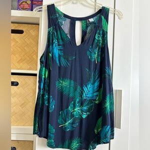 Old Navy tropical print tank top. XL